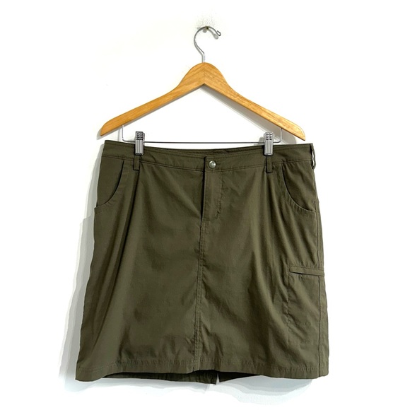 Duluth Dry on the Fly Pull-On Skort olive green skirt shorts outdoor gear - Picture 1 of 8